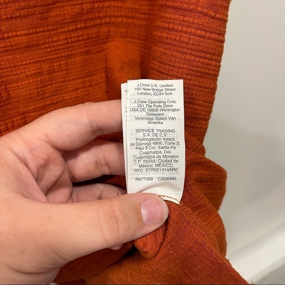 J. Crew Textured Boxy Fit Short Sleeve Shirt Large - Picture 6 of 8